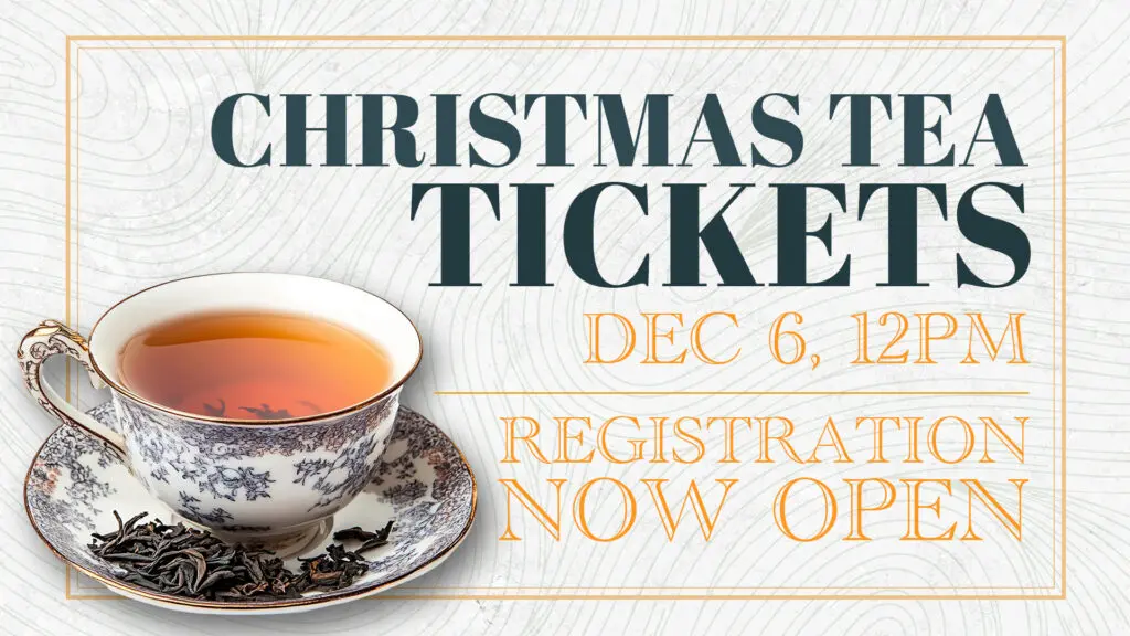 Christmas tea tickets no qr