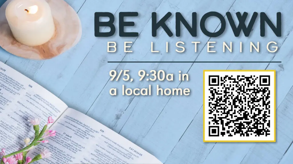 Be Known (1)